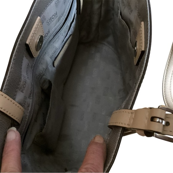 MICHAEL, MICHAEL KORS GENTLY USED GRAY SHOULDER BAG - Picture 3 of 6